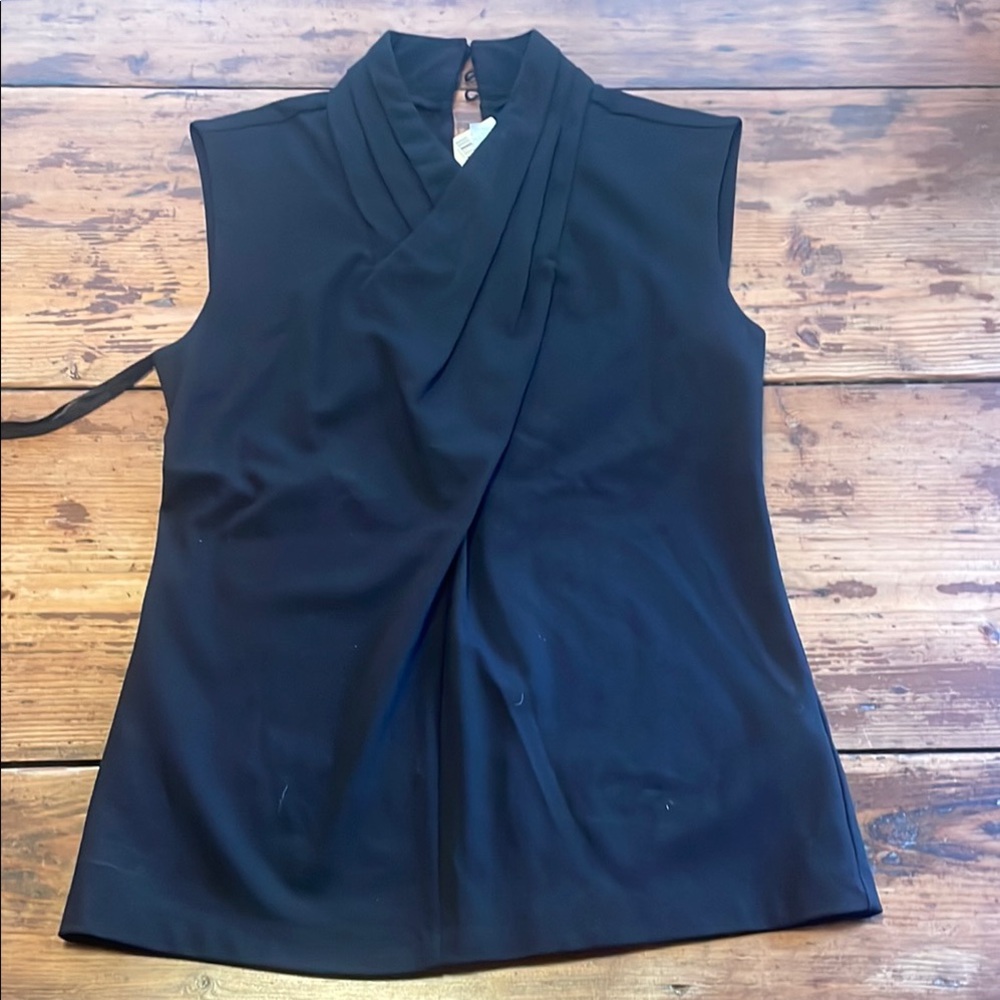 Anthro Black Sleeveless Top